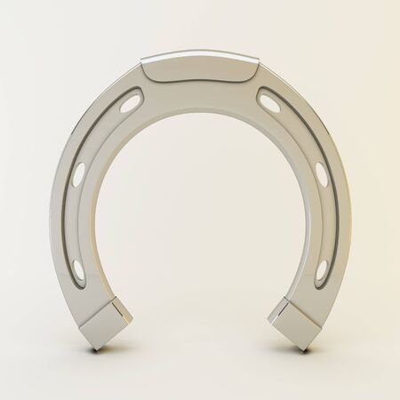 Silver horseshoeの写真素材