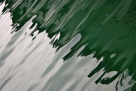 Waves and shadows on cold sea,winter season.の写真素材