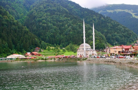 Trabzon,Turkey-August 20,2011:A view from Uzungol(Longlake)のeditorial素材