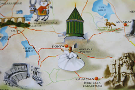 Konya Turkey On The Touristic Brochure Konya Turkey On The Touristic Brochure