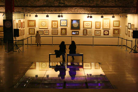 Istanbul,Turkey-November 12,2012: Islamic Arts Gallery のeditorial素材