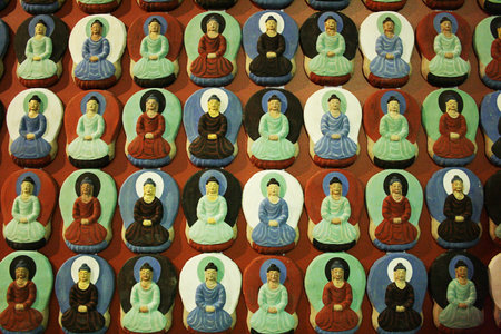 Istanbul,Turkey-January 20,2013:Exhibition About Mogao Cavesのeditorial素材