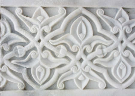 Medieval marble ornamentの写真素材
