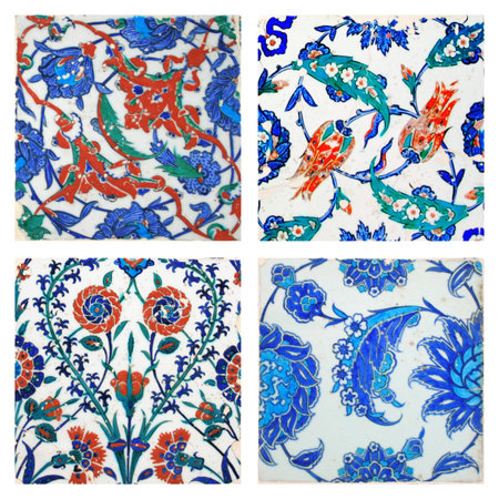 Old ,OriginalTurkish Wall Tiles,Collage