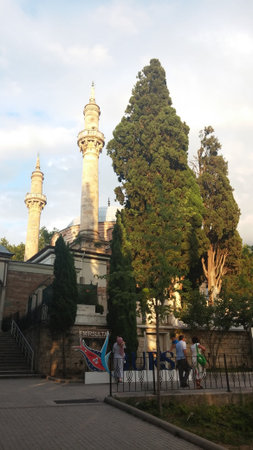 Historical Emir Sultan Mosque and Tomb in Bursa, Turkey
