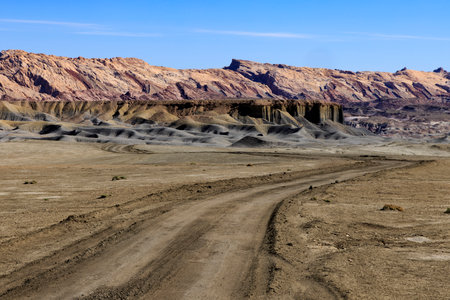 Scenery Along Wild Horse Road and the Muddy Creek Wilderness Area in the San Rafael Swell near Hanksville Utah.の写真素材