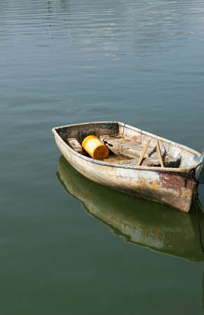 A small dinghy boatの写真素材