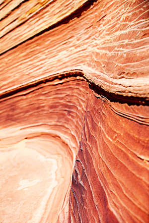 Unique sandstone formations on the border of Arizona and Utah in the United Statesの写真素材