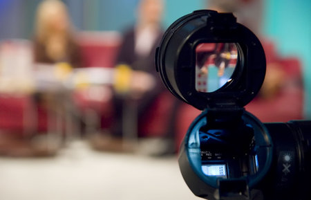 Video camera viewfinderの写真素材