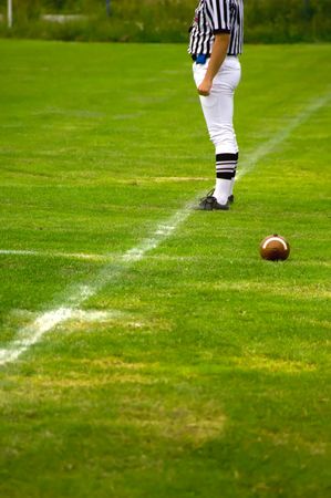 American football referee - Judge conceptの写真素材