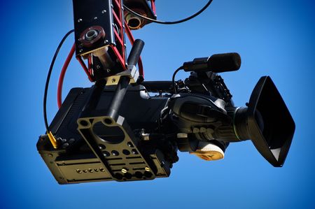 Professional digital video camera             の写真素材