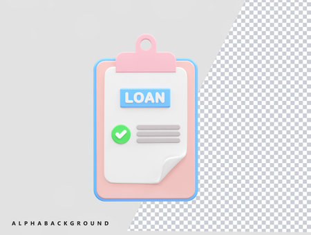 Notepad with a checklist and a check mark. Vector illustration.のイラスト素材