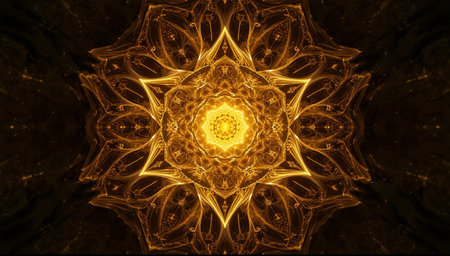 Abstract fractal. Fractal art background for creative design. Decoration for wallpaper, desktop, poster, cover booklet. Print for clothes, t-shirt. Creative illustration for designの素材