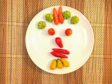 sweetmeat, deletable imitation fruits Kanom Look Choup In thaiの写真素材