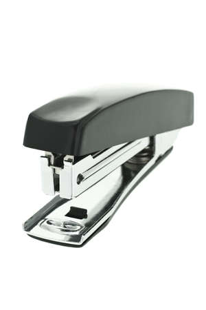 Closeup view of stapler on white backgroundの写真素材