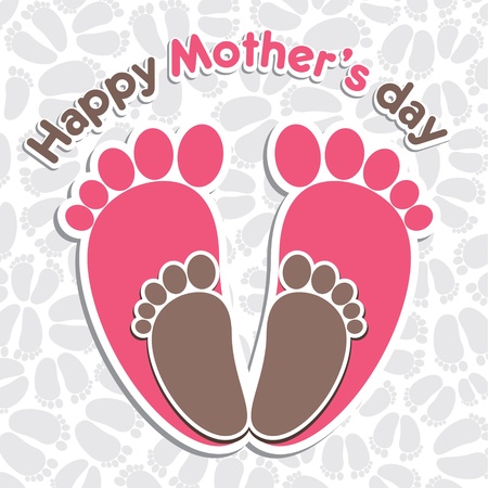 happy mother s day greeting backgroundのイラスト素材