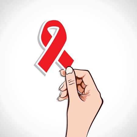 aid sign in hand stock vectorのイラスト素材