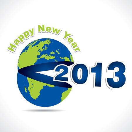 New Year Greeting,2013のイラスト素材