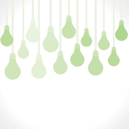 green bulb background stock vectorのイラスト素材