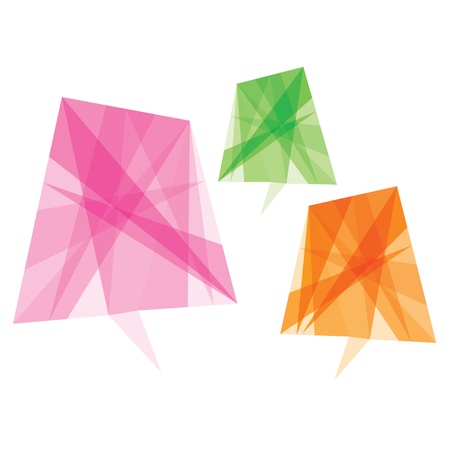 abstract message bubble stock vectorのイラスト素材