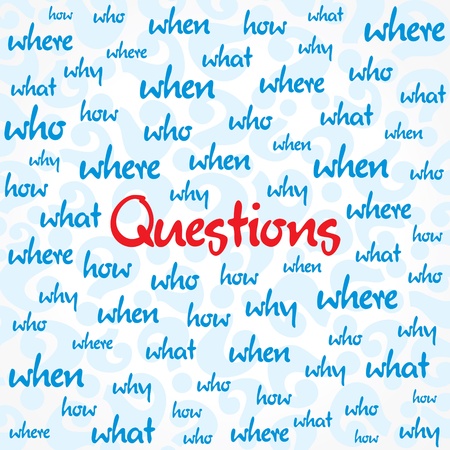 question and many other word background stock vectorのイラスト素材