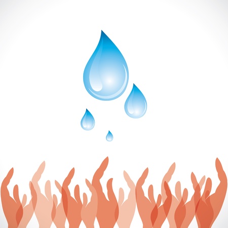 save water concept stock vectorのイラスト素材