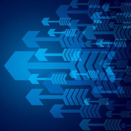 blue arrow background stock vectorのイラスト素材