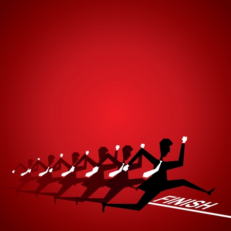 competition every where concept stock vectorのイラスト素材