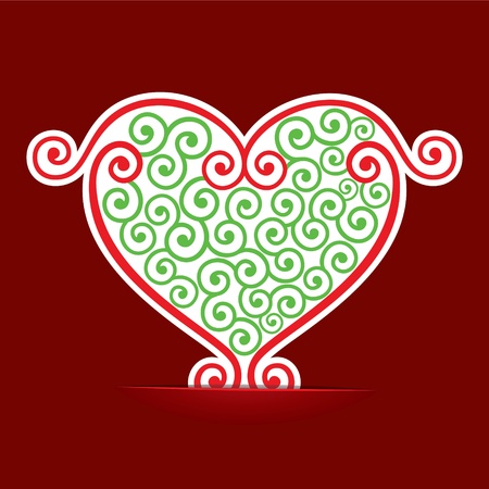 Seamless design make a heart  background stock vectorのイラスト素材