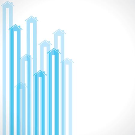 Blue home background stock vectorのイラスト素材