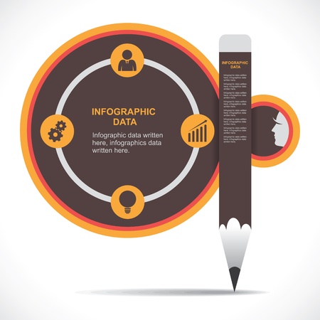 creative eduactional infographic  design stock vectorのイラスト素材