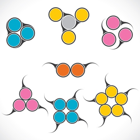 abstract icon stock vectorのイラスト素材