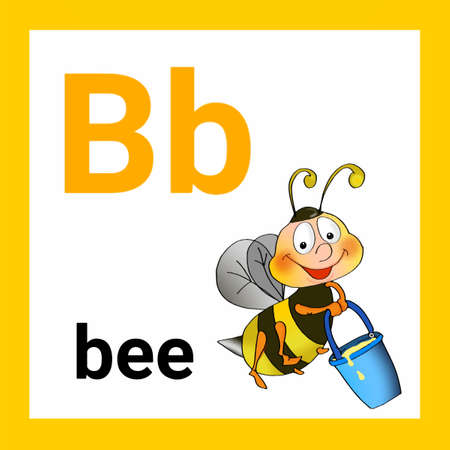 B letter iconのイラスト素材