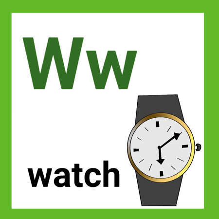 W letter iconのイラスト素材