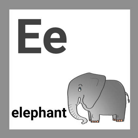 E letter iconのイラスト素材