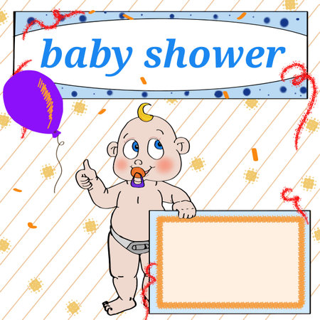 Baby shower icon.のイラスト素材