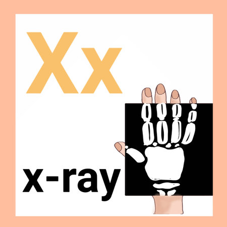 X letter iconのイラスト素材