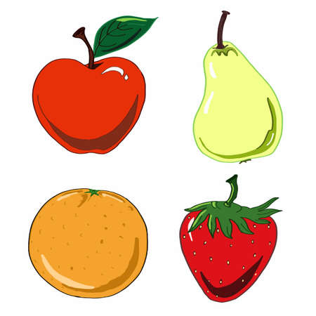 fruits iconのイラスト素材