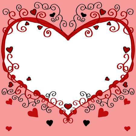 Heart frame.のイラスト素材