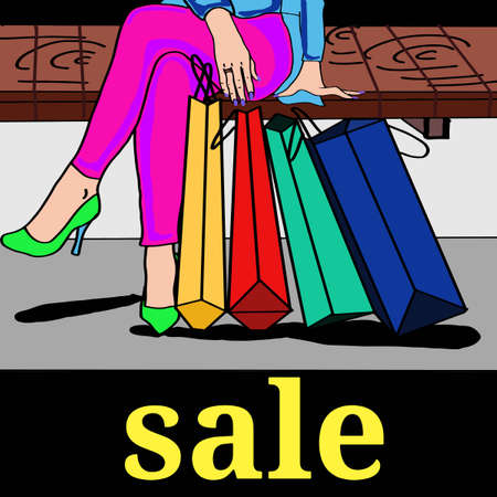 sale shopping iconのイラスト素材