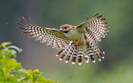 Red-footed falcon (Falco rufescens)の素材