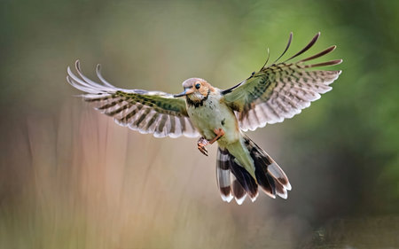 Red-footed falcon (Falco javanicus) in flightの素材