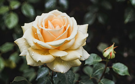 Roses in the garden, Roses are beautiful with a beautiful sunny day.の素材