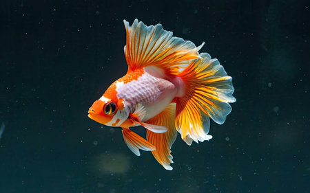 goldfish in the aquarium. goldfish in the aquarium. betta fishの素材