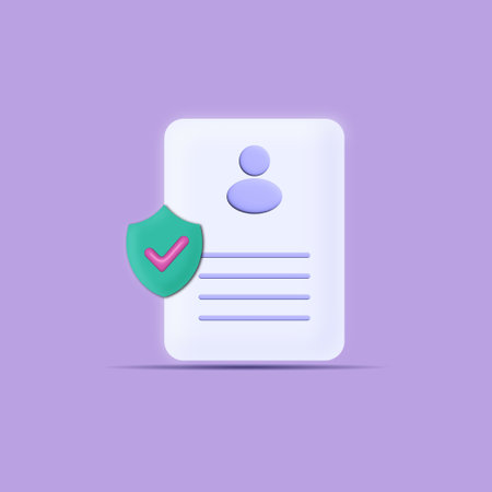 Approved document with check mark. Verification of the contract. Vector illustrationのイラスト素材