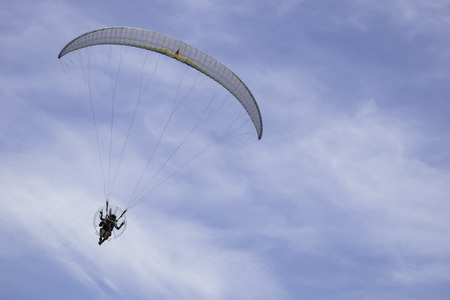 paramotorの写真素材