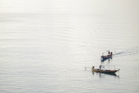 fishing boatの写真素材