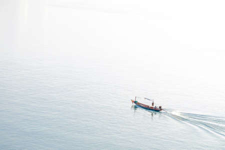 fishing boatの写真素材