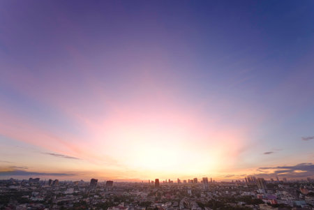 Art of sky, background, Bangkok Thailand
