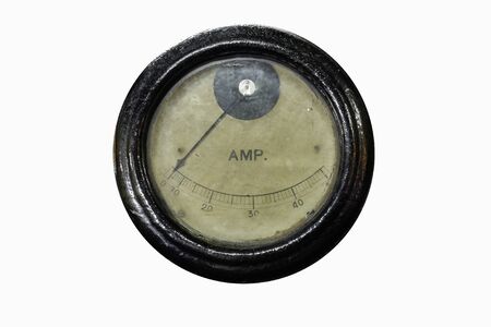 Old ammeterの写真素材